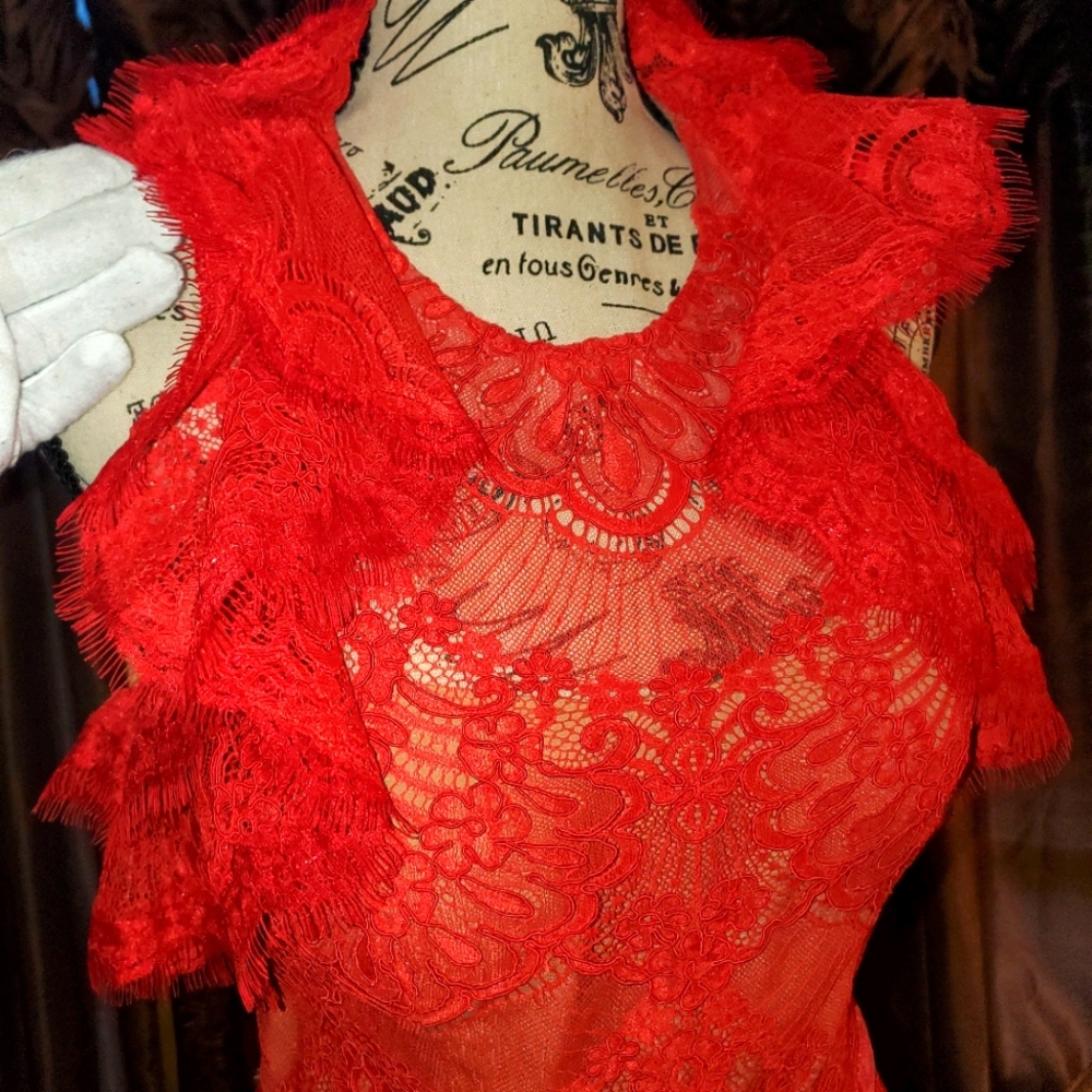 Halter Lace Dress